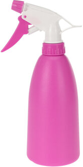 Plantenspuit - roze - 480 ml - kunststof - 11 x 8 x 23 cm - plantensproeier