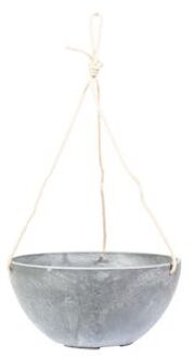 Plantenwinkel Artstone fiona hanging basket grijs L