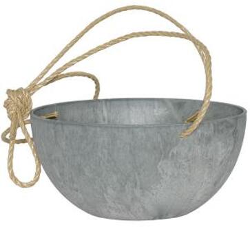 Plantenwinkel Artstone fiona hanging basket grijs M