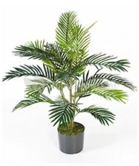 Plantenwinkel Kunstplant Areca palm S Groen