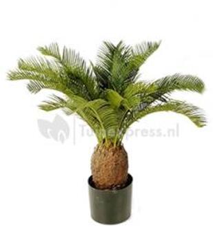 Plantenwinkel Kunstplant Cycas palm M Groen