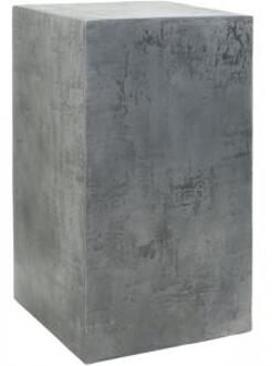 Plantenzuil aluminium beton look 35x35x60 cm