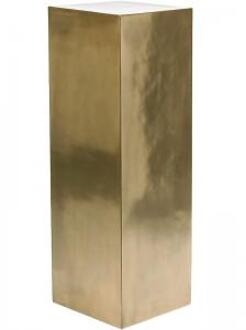 Plantenzuil Deco bronce 33x33x100 cm