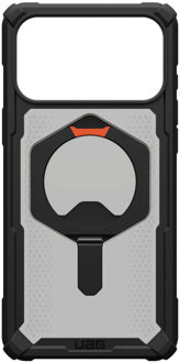 Plasma XTE Backcover MagSafe voor de Apple iPhone 17 Pro Max - Black Pop Orange Zwart