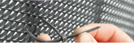 Plastiband Bridfix Grijs 14cm - 50 Stuks