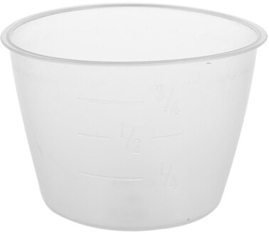 Plastic 120Ml Elektrische Rijstkoker Maatbeker 2Pcs Clear White