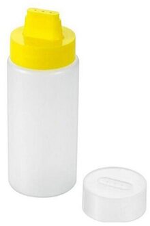 Plastic 300ml Knijpfles Voor Keukenapparatuur Olie Kan Flessen Voor Sauzen Keuken Accessoires Ketchup Cookling Gereedschap Geel