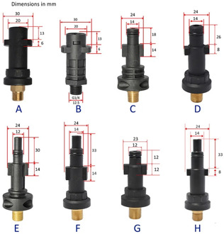 Plastic Adapter Foam Nozzle Foam Generator Snow Foam Lance for Karcher AR Bosche Sterwins Champion Stihl High Pressure Washer