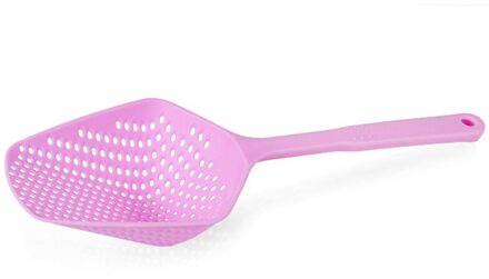 Plastic Afdruiprek Lekkende Spatel Ijs Spatel Water Lekkende Spatel Wassen Groenten Koken Gereedschap Keuken Gemak Gebruiksvoorwerpen roze stijl 1