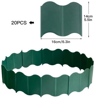 Plastic Anti-Corrosie Hek Hekken Gazon Outdoor Pp Hars Duurzaam Balkon Decoratie Eenvoudig Te Installeren Hoge Wit tuin groen