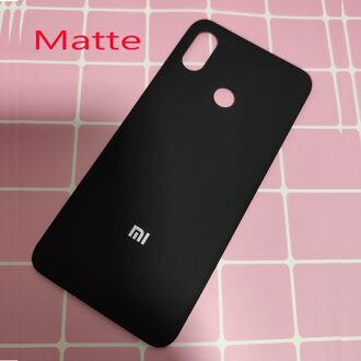 Plastic Back Case Behuizing Voor Voor Xiaomi Mi 8 Back Battery Cover Deur Vervanging Reparatie Onderdelen 3M Lijm voor Mi Mi8 plastic frosted back