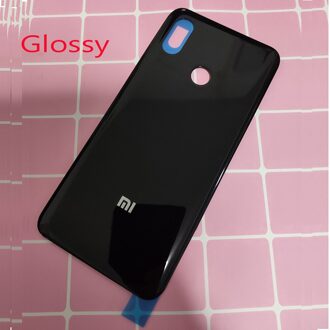 Plastic Back Case Behuizing Voor Voor Xiaomi Mi 8 Back Battery Cover Deur Vervanging Reparatie Onderdelen 3M Lijm voor Mi Mi8 plastic glanzend back
