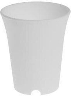 Plastic Bloempot Wit Zwart Ronde Vetplanten Voor Home Office Tuin Decoratie Kom