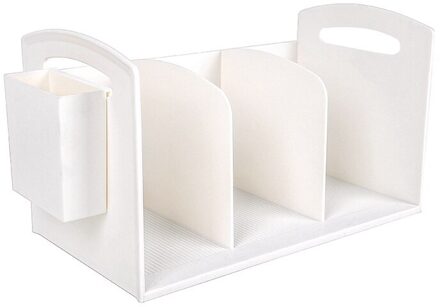 Plastic Boek Stand Houder Kantoorbenodigdheden Penhouder Bureau Boek Organizer Bestand Opbergrek