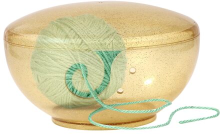 Plastic Breien Garen Bal Kom Duurzaam Handgemaakte Gaten Naalden Garen Houder Handgemaakte Breien Opslag Kommen Haak Accessoires