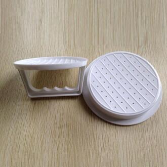 Plastic Burger Druk Hamburger Vlees Rundvlees Grill BBQ Maker Mould DIY Party