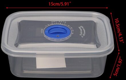 Plastic Clear Herbruikbare Voedsel Opslag Container Lunchbox Luchtdichte Afdichting Met Deksel L4MF 02