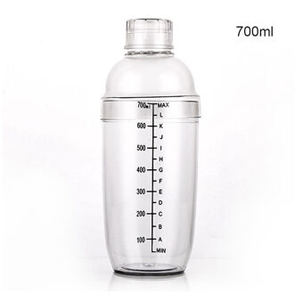 Plastic Cocktail Shaker 350/530/700/1000ml Wijn Drinken Wijn Shaker Drink Bar Mixer, gereedschap en Accessoires voor Thuisgebruik Bar Gereedschap 700cc
