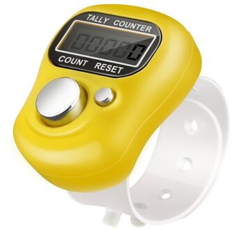 Plastic Compact Mini Stitch Marker En Rij Vinger Teller Lcd Elektronische Digitale Telapparaat Willekeurige Voor Elke Knitter