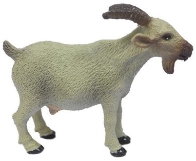 Plastic dieren wit geitje 6 cm
