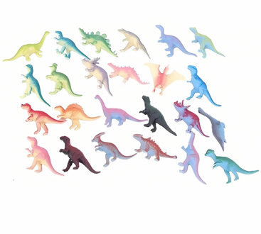 Plastic dinosaurussen 24 stuks
