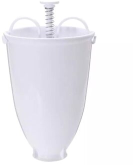 Plastic Donut Maker Donut Maker Koekenpan Dispenser Donut Draagbare Arabisch Donut Gadget Taart Diy Bakken Tools wit