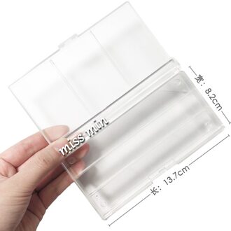 Plastic Doos Acryl Dozen Aquarel Verf Palet Half Pannen 2Ml Water Kleur Opslag Lege Palet Case 1
