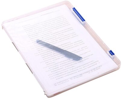 Plastic Dozen Thuis Organizer Bins A4 Transparante Opbergdoos Clear Plastic Document Papier Vullen Case Bestand Papier Organisatie