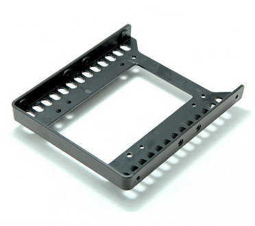 Plastic Dual 2.5" to 3.5" HDD/ SSD Bracket - small