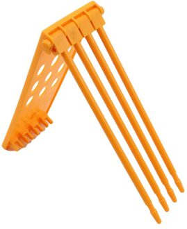 Plastic Duif Papegaai Voet Ring Houder Stand Band Rack Vogel Accessoires Vogel Training Artikelen Been Ring geel