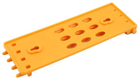 Plastic Duif Papegaai Voet Ring Houder Vogel Training Artikelen Been Ring Stand Band Rack Vogel Accessoires geel