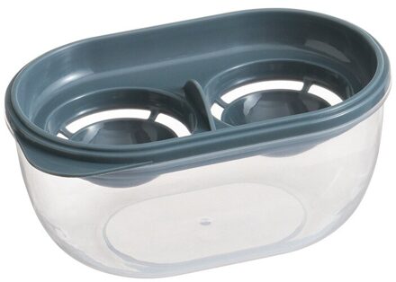 Plastic Ei Separator Divider Met Doos Bakken Accessoires Ei Vloeibare Container Keuken Gadgets En Accessoires Ei Gereedschap blauw