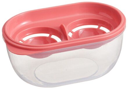 Plastic Ei Separator Wit Yolk Sifting Home Keuken Chef Eetkamer Koken Gadget Keuken Egg White Separator Tool roze