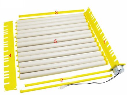 Plastic Eieren Incubator Accessoires Duurzaam Roterende Automatische Roller Patroon Ei Turner Lade Huishoudelijke Ei Lade