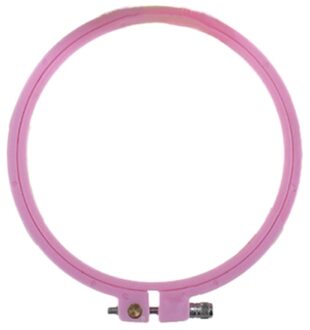 Plastic Embroidery Hoop Ring Frame Cross Verstelbare Naaien Tool Diy Needlecraft Kruissteek Machine Ronde Loop Hand 12cm