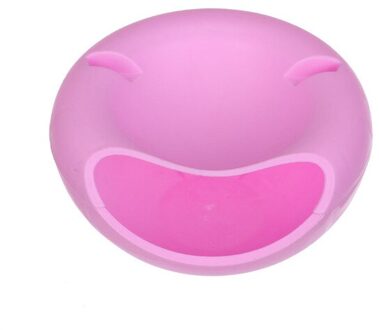 Plastic Fruit Schotel Plaat Multifunctionele Double Layer Snack Platen Moer Zaden Kom Opbergdoos Prullenbak Telefoon Houder roze