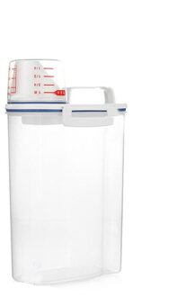 Plastic Granen Opbergdoos Eco Vriendelijke Keuken Voedsel Graan Rijst Container Dispenser Keuken Koelkast Organisatoren Maatbeker #30