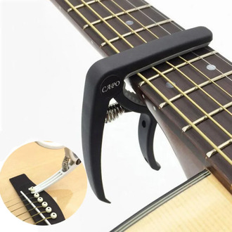 Plastic Guitar Capo for Acoustic Electric Guitars Classic Guitar Capo Ukulele Capo with Bridge Pin Puller