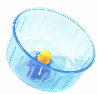 Plastic Hamster Wiel Stille Loopwiel Oefening Wiel Voor Kleine Animal Training Speelgoed Hamster Kooi Accessoires blauw