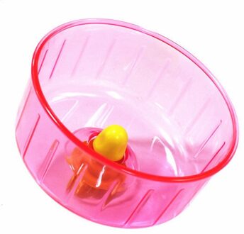 Plastic Hamster Wiel Stille Loopwiel Oefening Wiel Voor Kleine Animal Training Speelgoed Hamster Kooi Accessoires roze