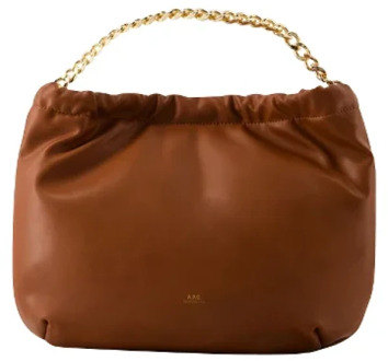 Plastic handbags A.p.c. , Brown , Dames - ONE Size