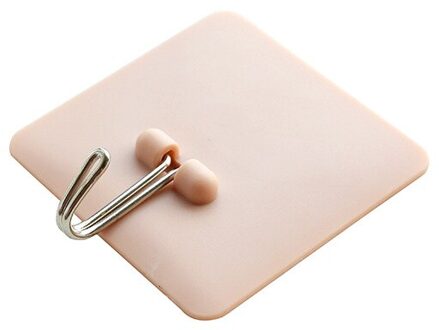 Plastic Handdoek Haken Deur Hangers Zelfklevende Muur Hangers Hoed Rekken Keys Hanger Opslag Rack Sleutelhouder B