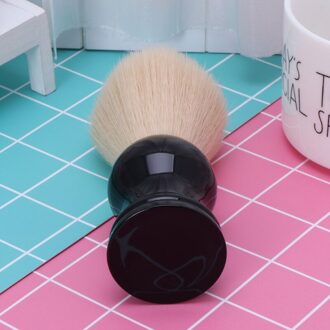Plastic Handvat Scheren Beer Borstel Nylon Haar Voor Mannen Vader Kapper Tool 1Pc