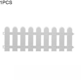 Plastic Hek Binnenplaats Indoor Tuin Hek Kleuterschool Bloem Tuin Plantaardige Kleine Hek Festival Decoratie 50x20cm