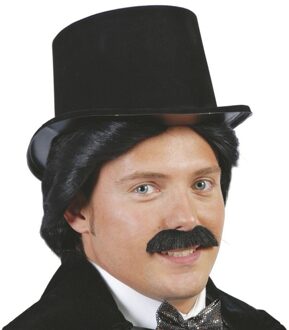 Plastic hoge verkleed hoed voor volwassenen