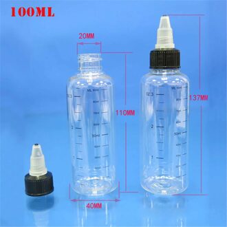 Plastic Huisdier Druppelflesje 30Ml/60Ml/100Ml/120Ml/250Ml Voor Lab experiment En Thuisgebruik, inkt, Wassen Lotion En Olie Etc.