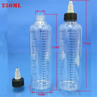 Plastic Huisdier Druppelflesje 30Ml/60Ml/100Ml/120Ml/250Ml Voor Lab experiment En Thuisgebruik, inkt, Wassen Lotion En Olie Etc.