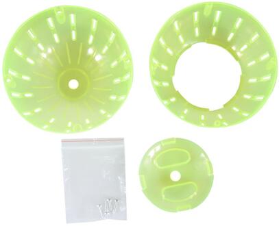 Plastic Huisdier Jogging Bal Speelgoed Hamster Gerbil Rat Oefening Ballen Spelen Speelgoed geel