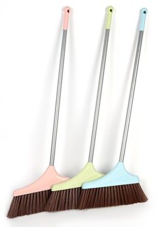 Plastic Huishoudelijke Zachte Haar Bezem Plastic Eenvoudige Candy Kleur Bezem Bedrijf School Bezem