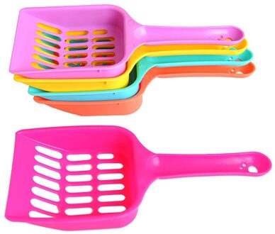 Plastic Kattenbakvulling Moderne Gebruik Huisdier Schop Zand Scoop Afval Hond Puppy Nest Hollow Out Voedsel Lepels Arenero gato